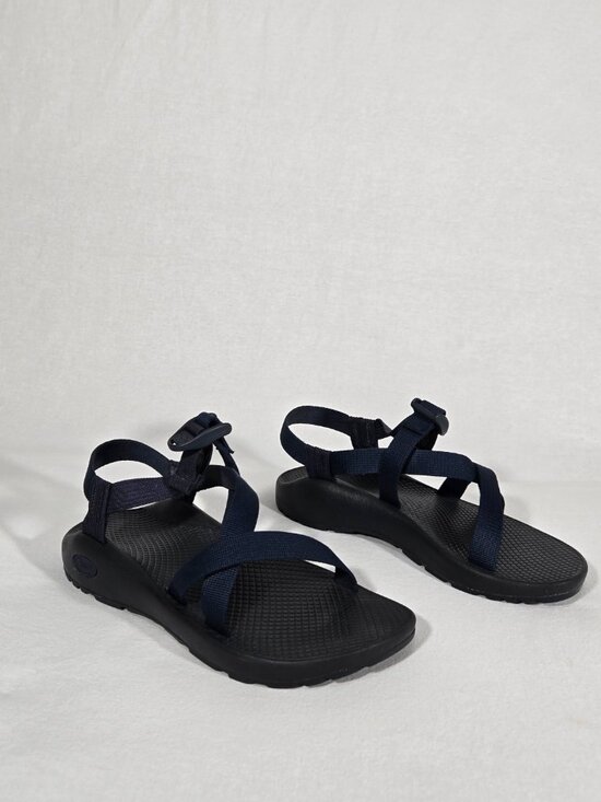 Chaco Shoes - CHACO Blue Strappy Polyester All-Day-Arch-Support Classic Z1 Sandals Women Sz. 8